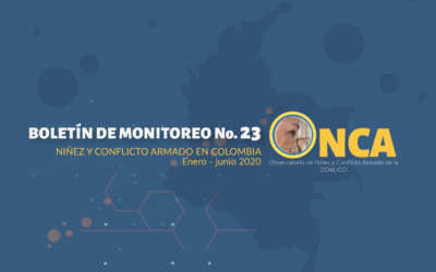 Boletín de monitoreo N°. 23: Niñez y conflicto armado en Colombia